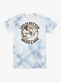 Disney Mickey Mouse Dog Life Tie-Dye T-Shirt
