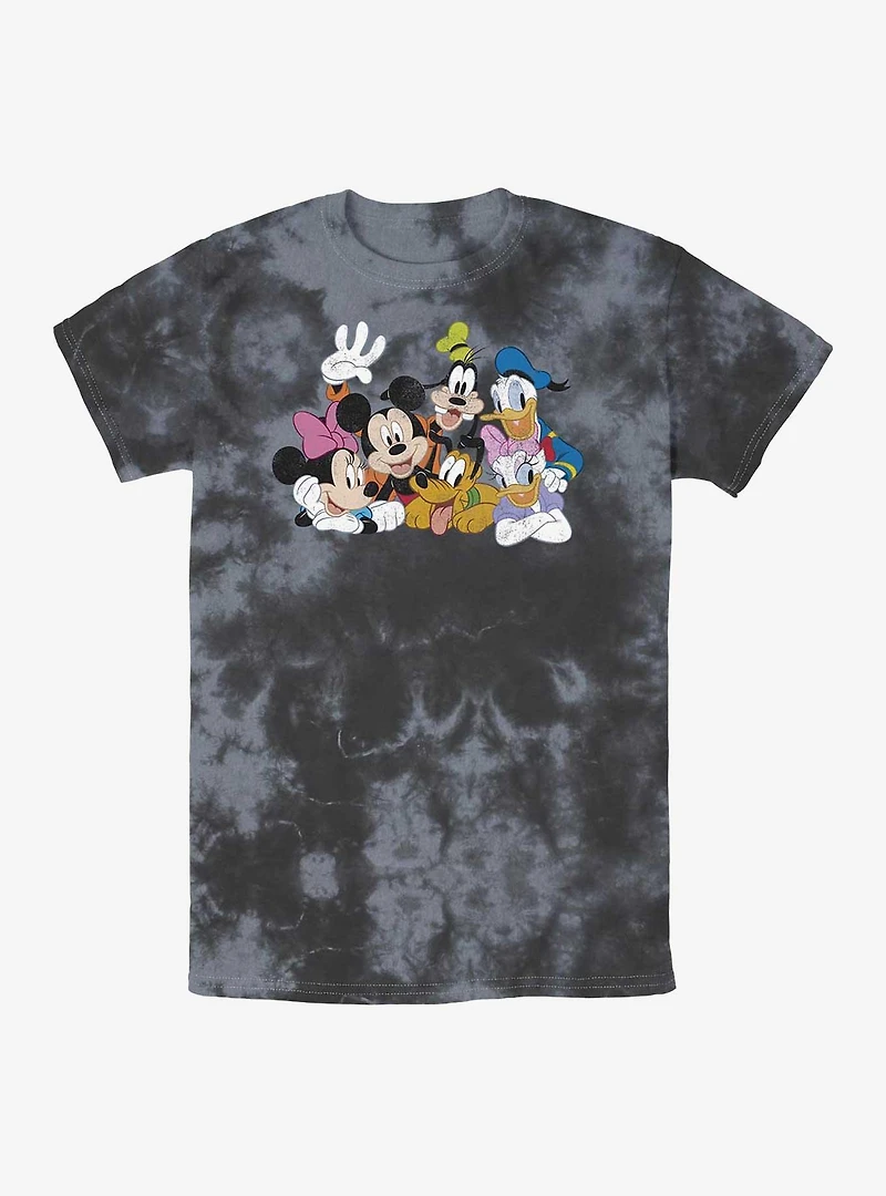 Disney Mickey Mouse & Friends Smiling Tie Dye T-Shirt