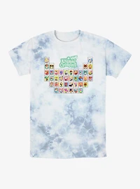 Nintendo Animal Crossing Periodic Table Tie-Dye T-Shirt