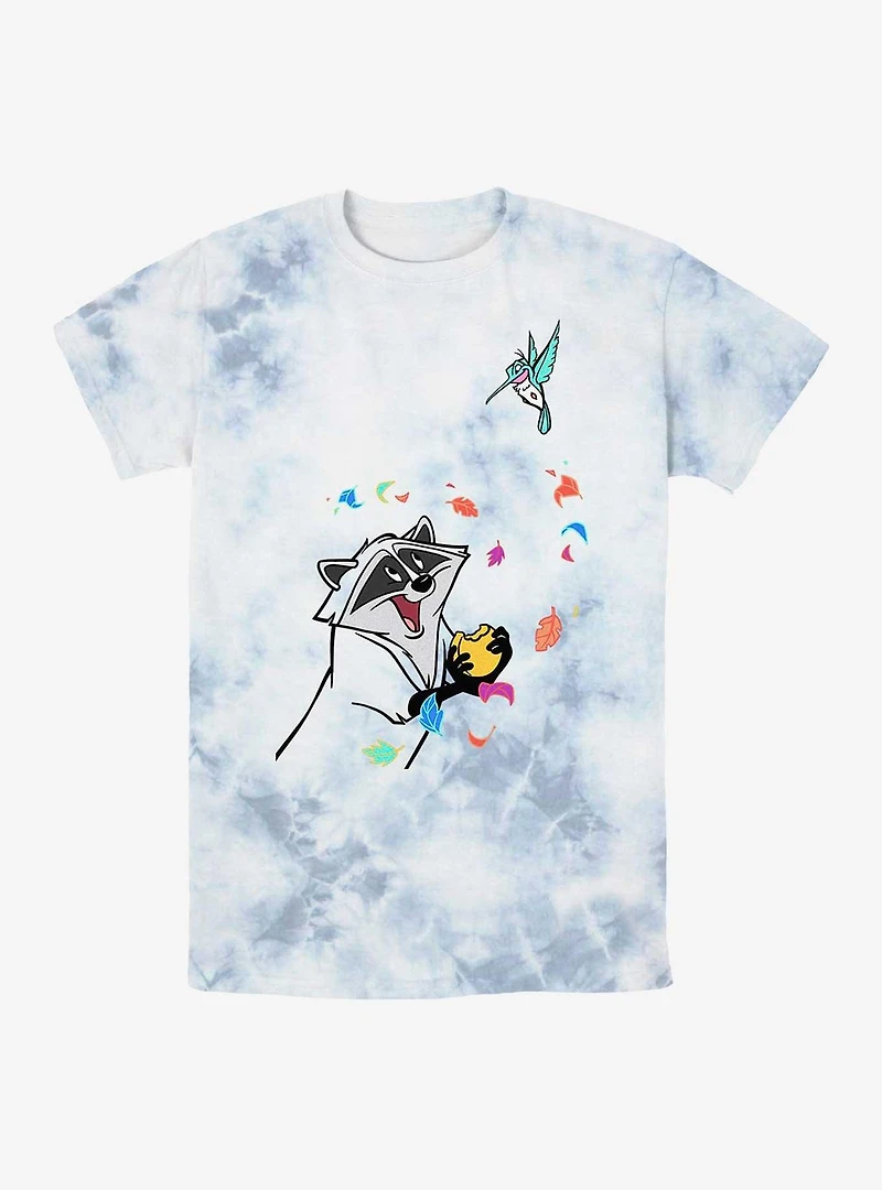 Disney Pocahontas Meeko and Flit Tie-Dye T-Shirt