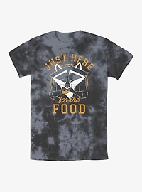 Disney Pocahontas Meeko Here For Food Tie-Dye T-Shirt