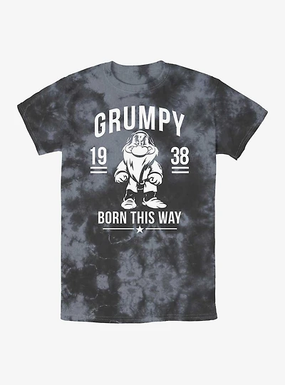 Disney Snow White and the Seven Dwarfs Always Grumpy Tie-Dye T-Shirt