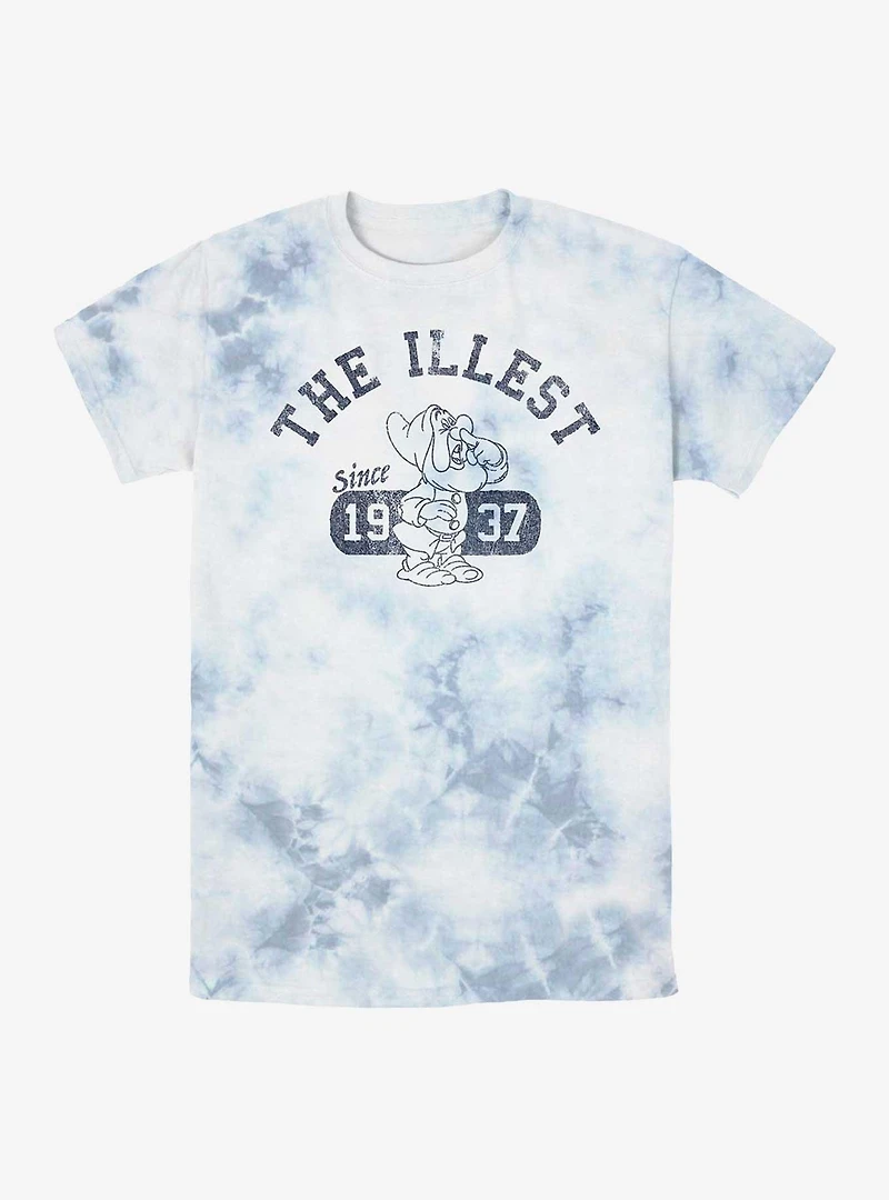 Disney Snow White and the Seven Dwarfs Illest Sneezy Tie-Dye T-Shirt