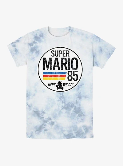 Nintendo Mario Here We Go Tie-Dye T-Shirt