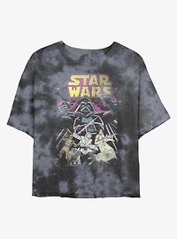 Star Wars Skywalker Reunion Tie-Dye Girls Crop T-Shirt