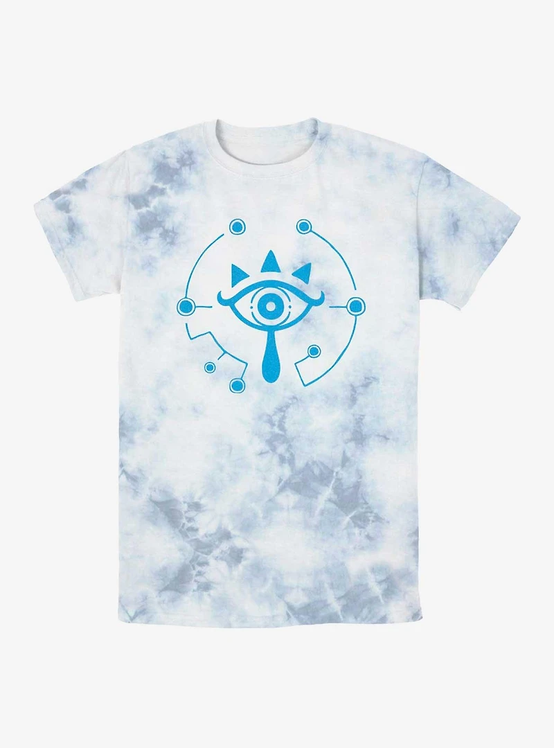 The Legend of Zelda Sheikah Eye Symbol Tie-Dye T-Shirt
