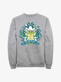 Star Wars The Mandalorian Snow Ho Grogu Sweatshirt