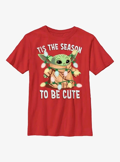 Star Wars The Mandalorian Grogu To Be Cute Youth T-Shirt