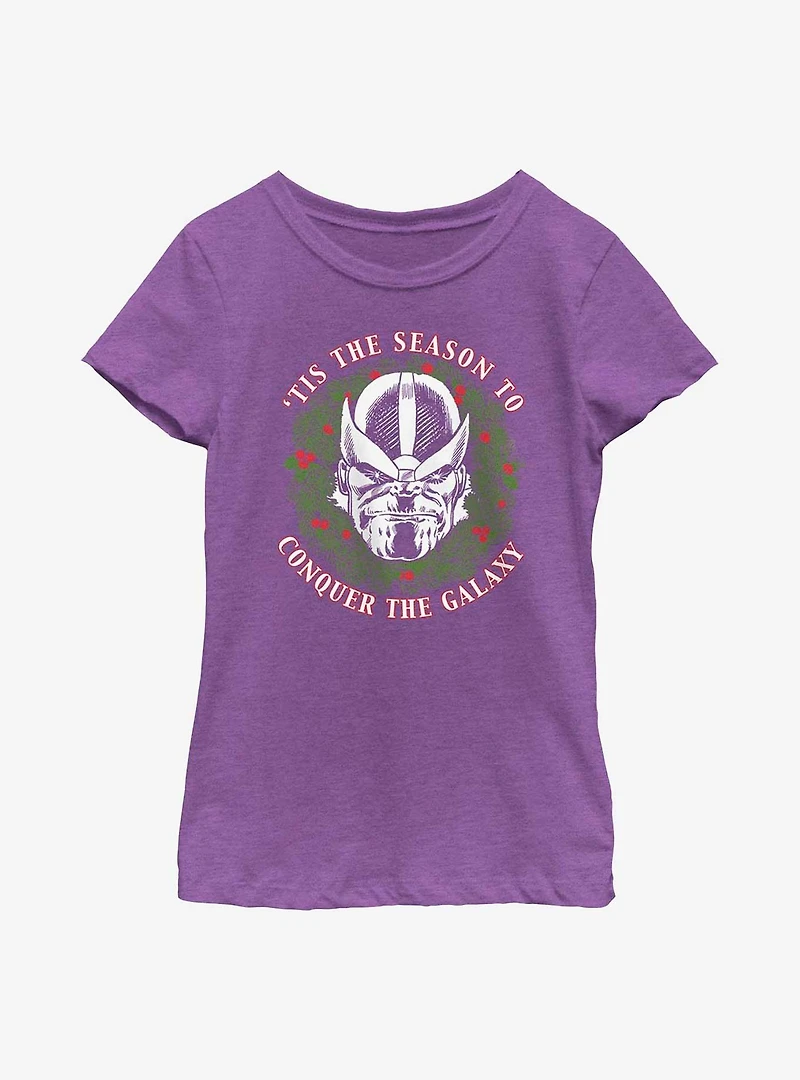 Marvel Thanos Tis The Season Girls Youth T-Shirt