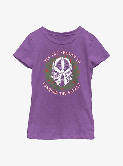 Marvel Thanos Tis The Season Girls Youth T-Shirt