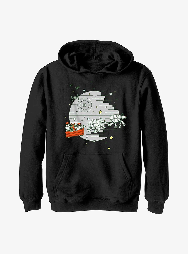 Star Wars Christmas Death Youth Hoodie