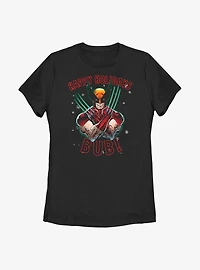 Marvel X-Men Wolverine Holidays Womens T-Shirt