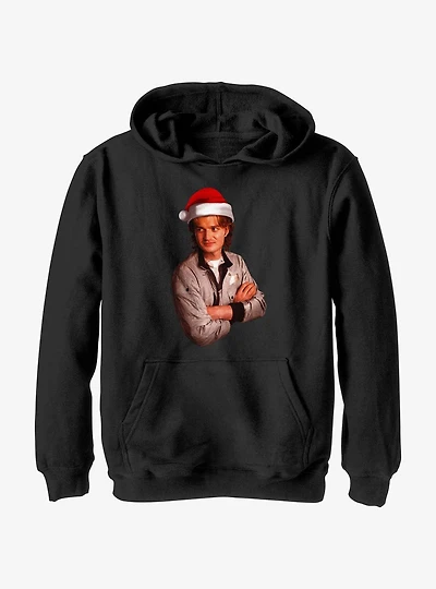 Stranger Things Santa Steve Youth Hoodie