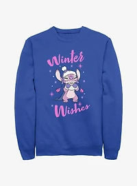 Disney Lilo & Stitch Angel Winter Wishes Sweatshirt