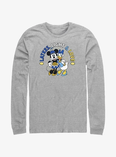 Disney Minnie Mouse & Daisy Duck Latke, Light Love Long-Sleeve T-Shirt