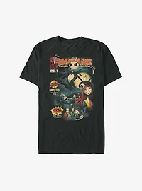 The Nightmare Before Christmas Comic Cover T-Shirt