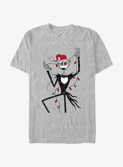 The Nightmare Before Christmas Santa Jack Lights T-Shirt