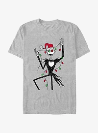 The Nightmare Before Christmas Santa Jack Lights T-Shirt