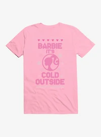 Barbie It's Cold Outside Ugly Christmas Pattern T-Shirt