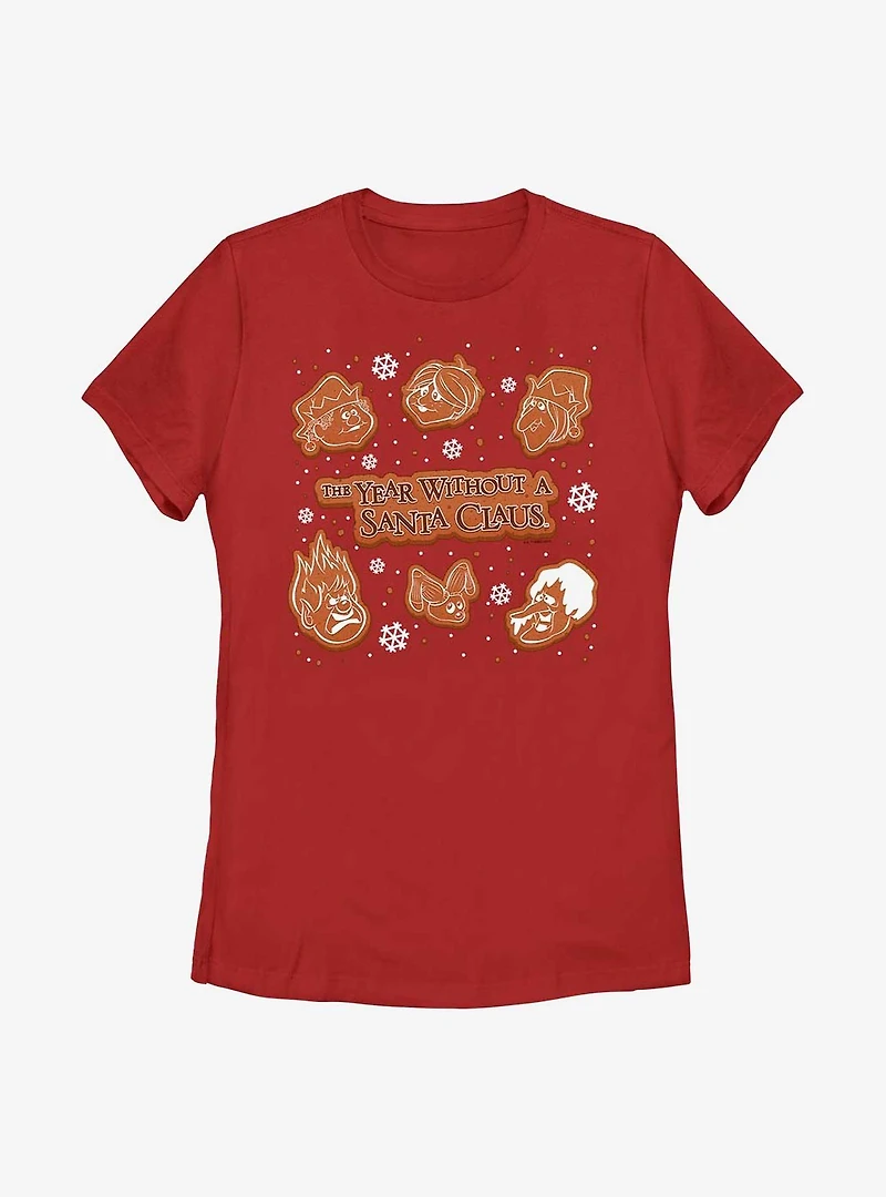The Year Without Santa Claus Gingerbread Squad Womens T-Shirt
