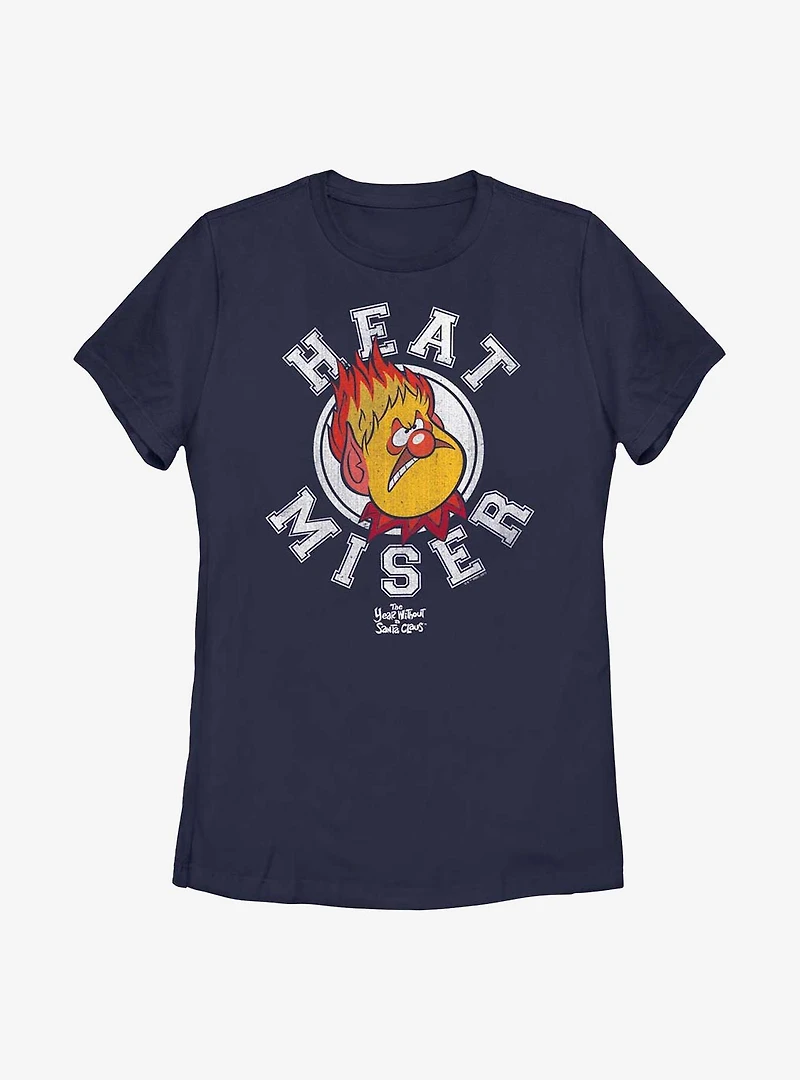 The Year Without Santa Claus Heat Miser Collegiate Womens T-Shirt