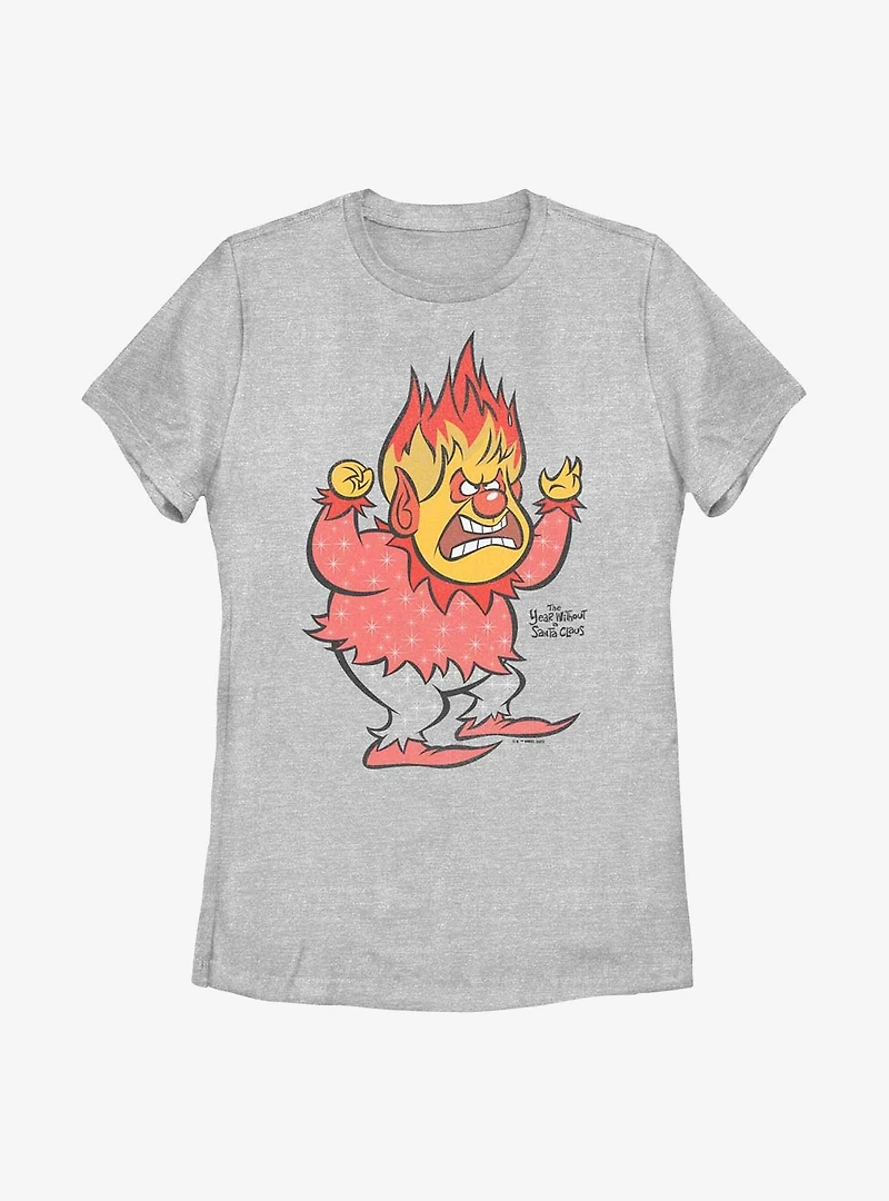 The Year Without Santa Claus Vintage Heat Miser Womens T-Shirt