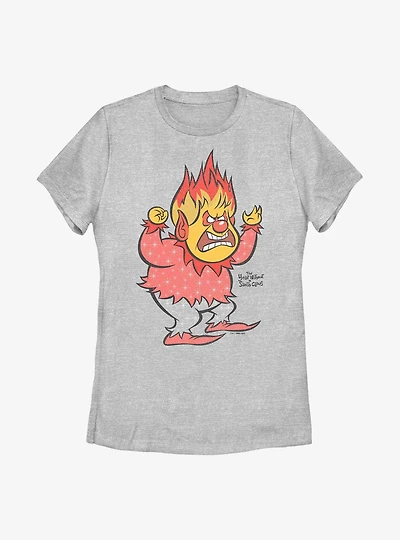 The Year Without Santa Claus Vintage Heat Miser Womens T-Shirt