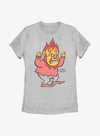The Year Without Santa Claus Vintage Heat Miser Womens T-Shirt