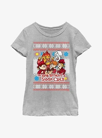 The Year Without Santa Claus Christmas Group Youth Girls T-Shirt