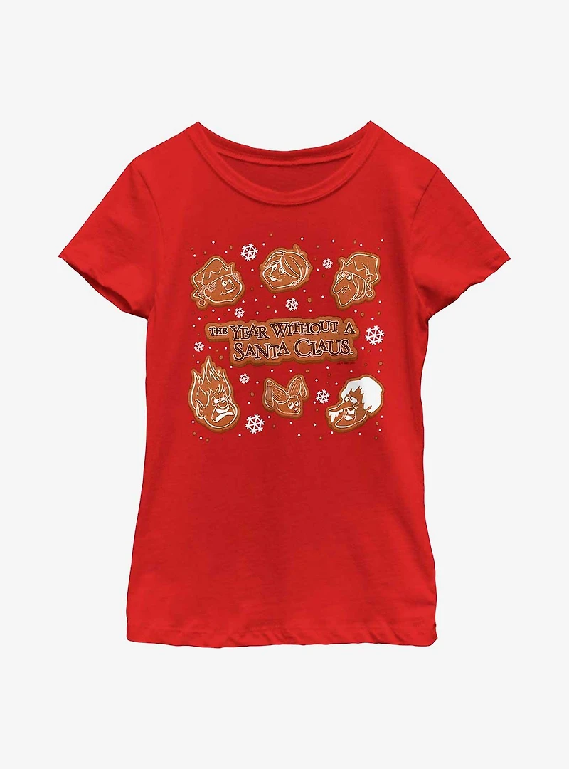 The Year Without Santa Claus Gingerbread Squad Youth Girls T-Shirt
