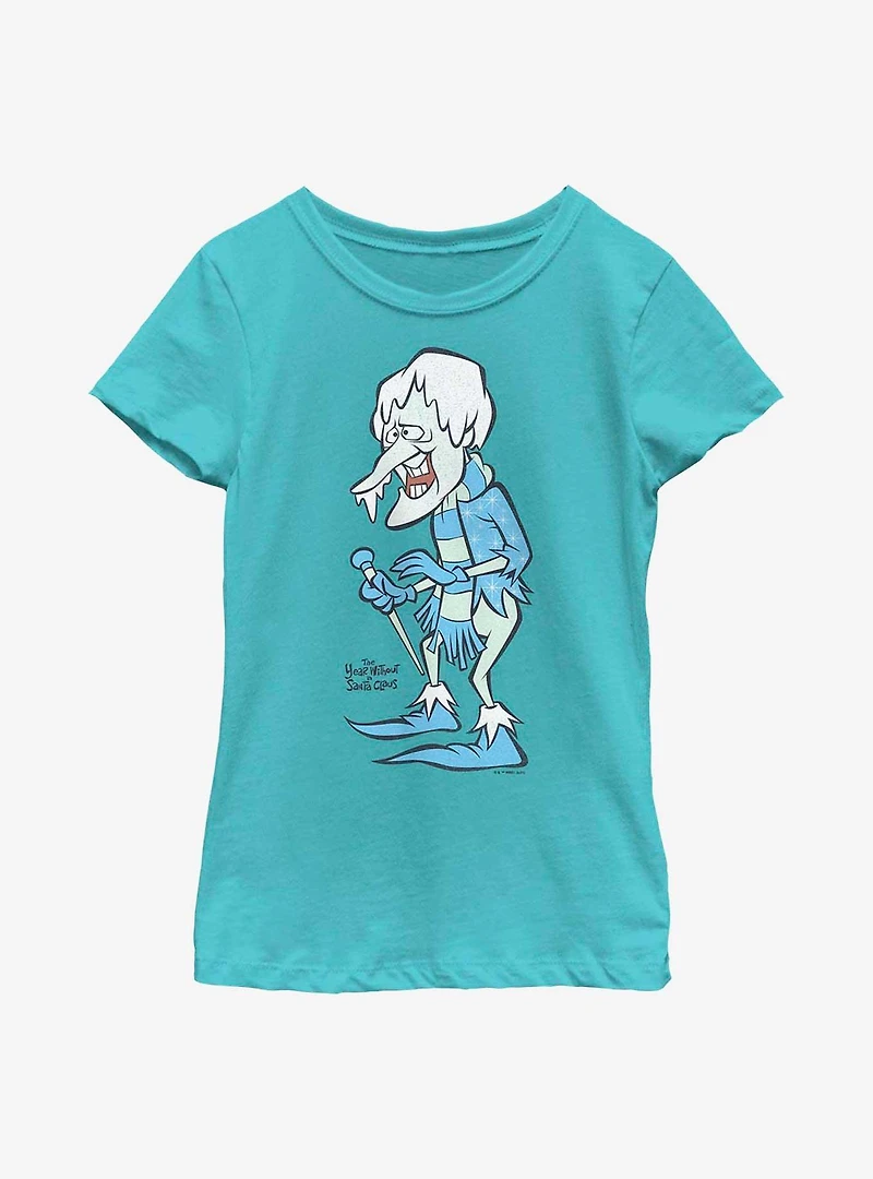 The Year Without Santa Claus Vintage Snow Miser Youth Girls T-Shirt