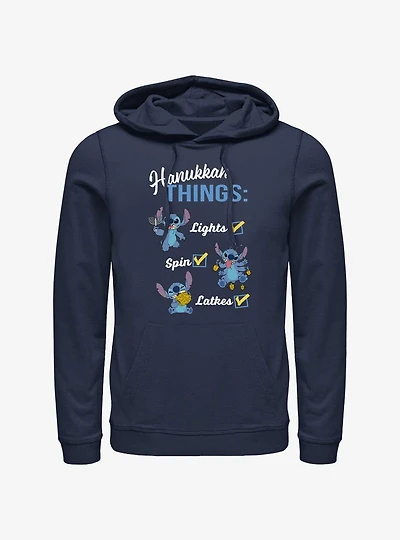 Disney Lilo & Stitch Hanukkah List Hoodie
