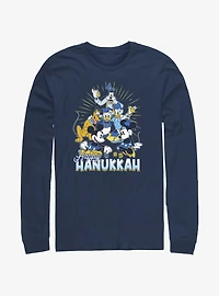 Disney Mickey Mouse & Friends Happy Hanukkah Long-Sleeve T-Shirt