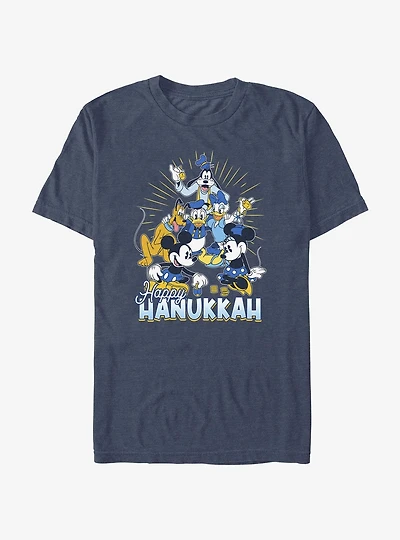 Disney Mickey Mouse & Friends Happy Hanukkah T-Shirt