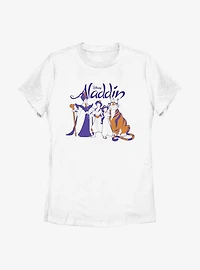 Disney Aladdin Group Shot Womens T-Shirt