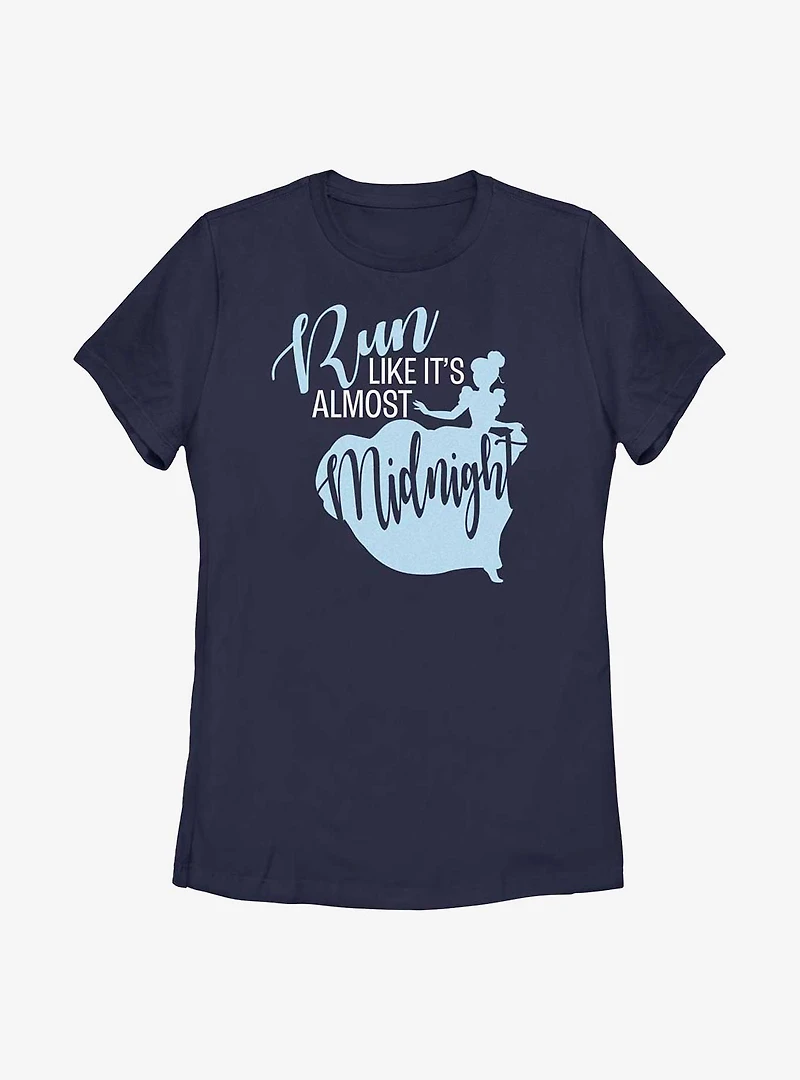 Disney Cinderella Run Like It's Midnight Womens T-Shirt