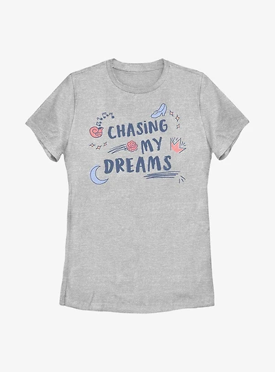 Disney Princesses Chasing My Dreams Womens T-Shirt