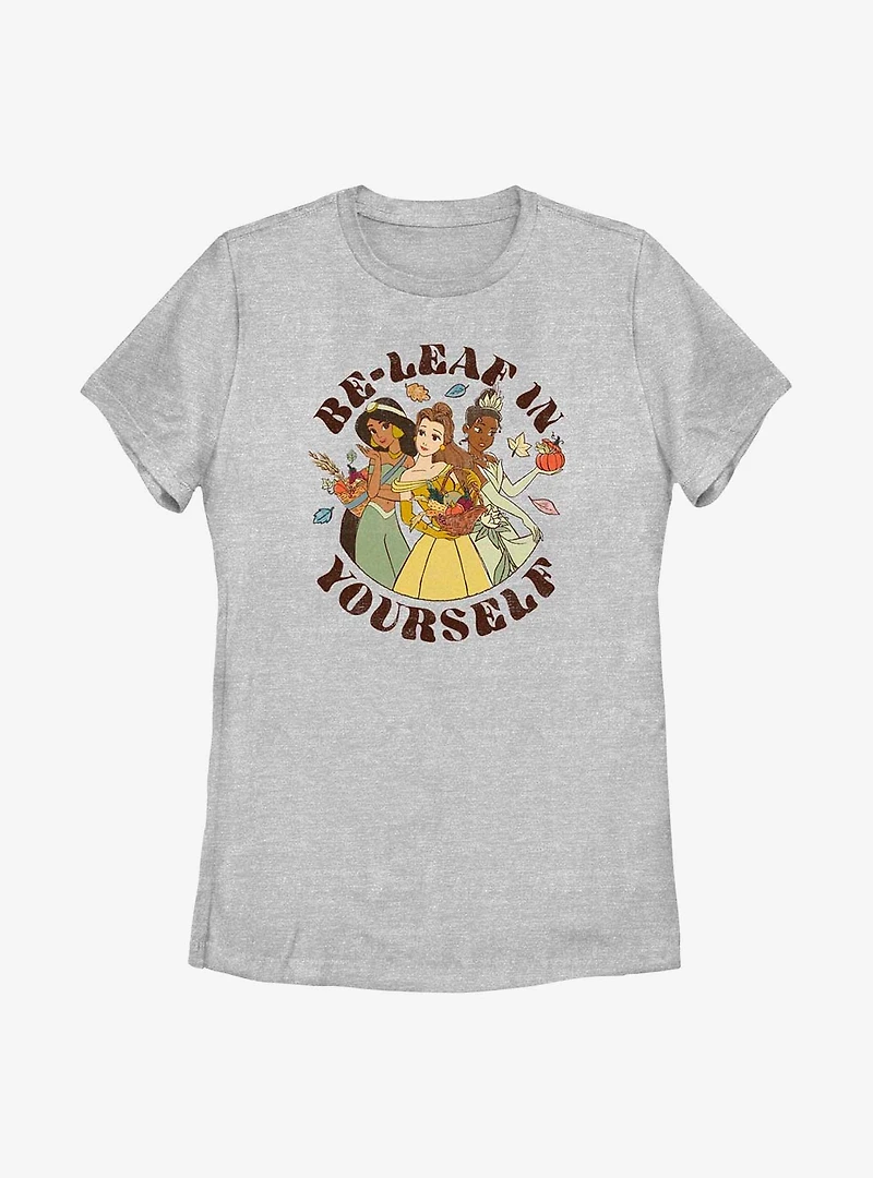 Disney Princesses Fall For Yourself Womens T-Shirt