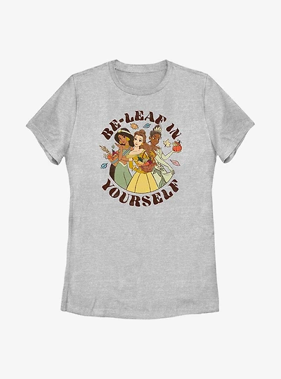 Disney Princesses Fall For Yourself Womens T-Shirt