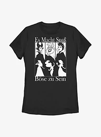 Disney The Little Mermaid German Good To Be Bad Womens T-Shirt
