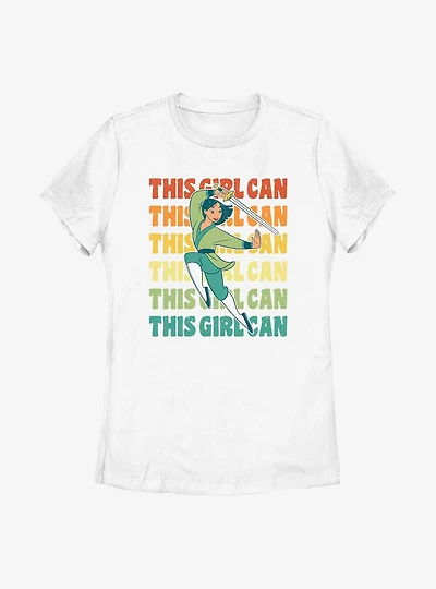 Disney Mulan This Girl Can Womens T-Shirt
