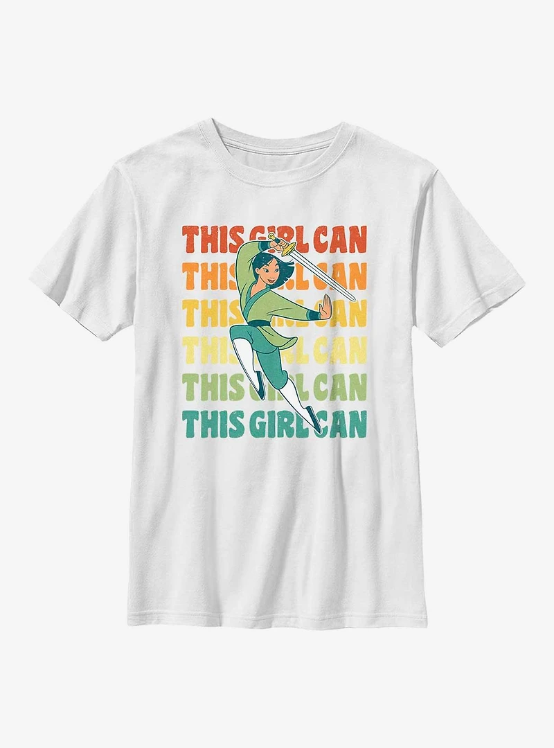 Disney Mulan This Girl Can Youth T-Shirt