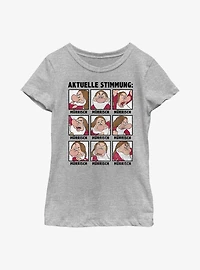 Disney Snow White and the Seven Dwarfs German Grumpy Youth Girls T-Shirt
