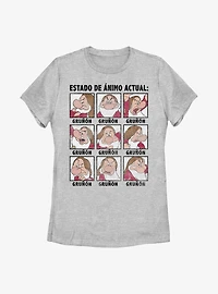 Disney Snow White and the Seven Dwarfs Spanish Grumpy Womens T-Shirt