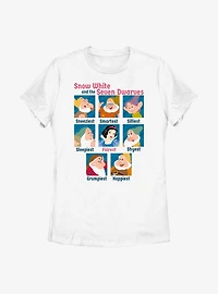 Disney Snow White and the Seven Dwarfs Yearbook Womens T-Shirt