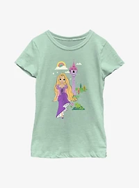 Disney Tangled Rapunzel Group Cartoon Youth Girls T-Shirt