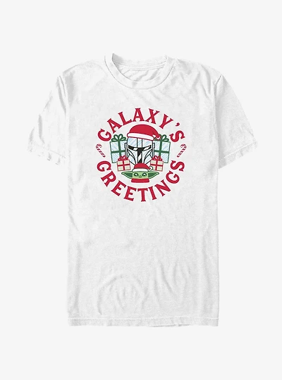 Star Wars The Mandalorian Galaxy's Greetings T-Shirt