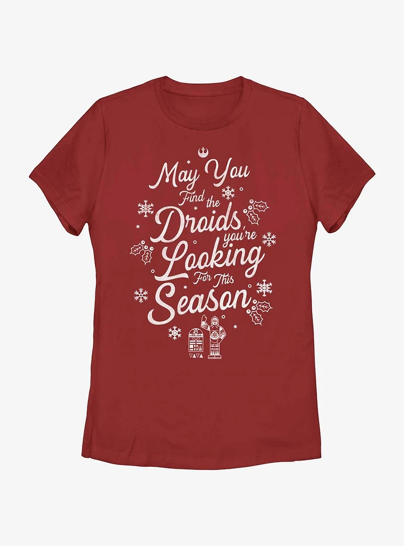 Star Wars May You Find The Droids Womens T-Shirt