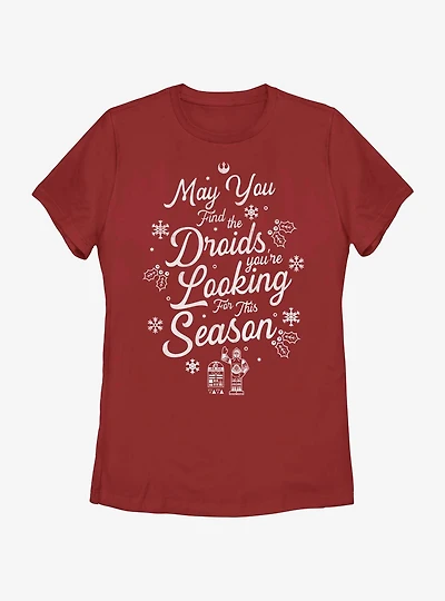 Star Wars May You Find The Droids Womens T-Shirt