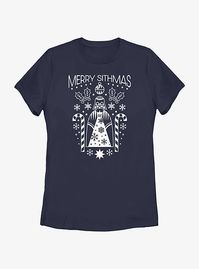 Star Wars Merry Sithmas Womens T-Shirt